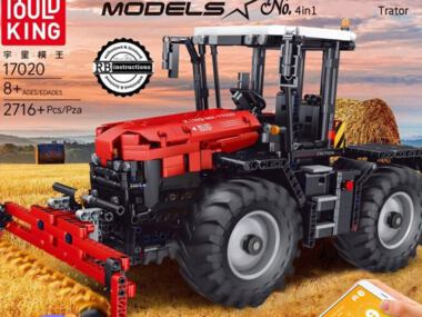Mould King 17020 De RC Tractor Fastrac 4000 Serie Truck