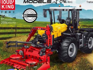 Mould King 17019 Truck De RC Tractor Fastrac 4000