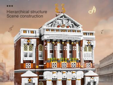 Mould King 16032 Street Moderne Concert Hall 2875 Stuks