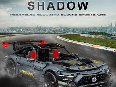 Mould King 13123 – Mercedes-Benz AMG GTR Sportwagen Bouwset – 2872-delige Technic Supercar