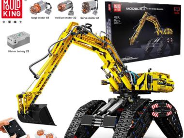 MOULD KING 17018 Technische  De App & Rc Gemotoriseerde All Terrain Graafmachine