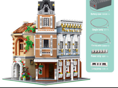 Mould King 16026 – Afternoon Thee Restaurant (Novatown Serie)