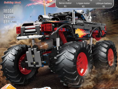 Mould King 18008 Vlam Monster Buggy Auto Afstandsbediening