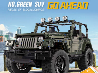 Mould King 13124 Off-Road Vehicle MOC-5140 Technic bouwset 3258 onderdelen