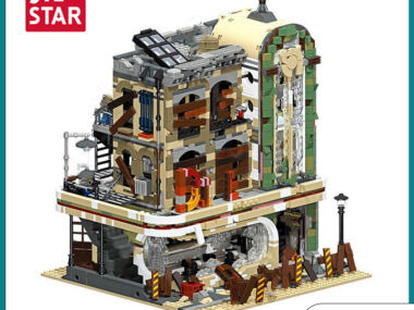 JieStar 89101 Moc 40173 Downtown Diner Apocalyps