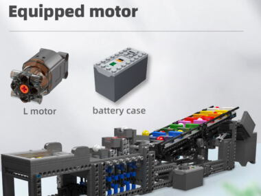Mold King 26009 Rainbow Stepper II Block set, MOC (1281 + stuks)