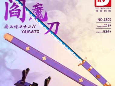 DK1502 Cartoon Anime Sauron Met Een Grote Scherpe 21 Gong Yan Mo Mes 1:1 Model Moc Bricks Sets