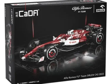 CaDa C64005 1:8 1868pcs Alpha Romeo 2022 F1 Racewagen C42 Sportwagen