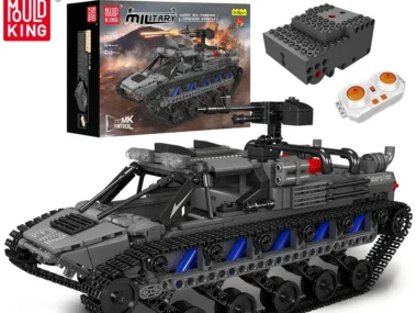 Mould King 20030 Technische Auto Bouwsteen Rc Ev2 All-Terrain Rupsvoertuig Model Montage Tank