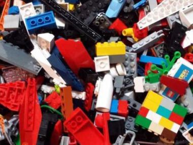 Ongesorteerd brickparts per 100 g.