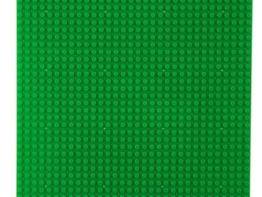 Lego compatible basis grondplaat  Groen 25,5 x 25,5 cm (32 x 32 nopjes)