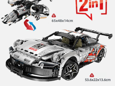 Im. Meester 9821 Moc Technische 2 In 1 Super Raceauto 1861 Stuks