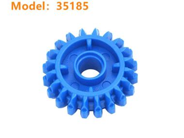 6224999 - 35185 - Technic, Tandwiel 20 tands dubbel kegelwiel met koppeling aan beide zijden