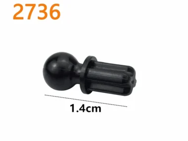 Technic, Pin met wrijvingsribbels in de lengte en sleepkogel met kruis - 2736