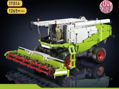 Mould king 17014 - Claas - Combine - Maaidorser - Bestuurbaar - 1265 onderdelen - lego compatibel