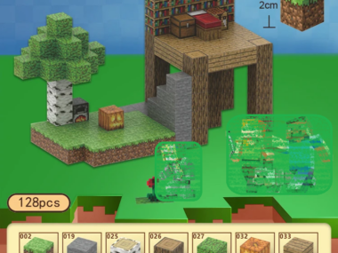 Magnetische Blokken 128 pcs Speelgoed - Bouwen - Voor Jongens Meisjes - Montessori - Sensorisch - Kubussen 3D