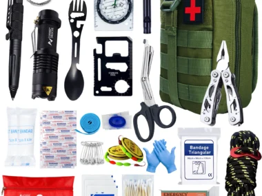 Noodpakket - Noodpakket - 24 in 1 Survival Pakket - Survival Kit - Survival Set - Noodpakket Rampenrugzak - Noodpakket Oorlog - EHBO Kit - Camouflage