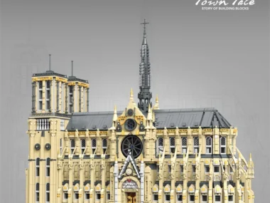 BAKA 33213 Architectuur Europese Notre-Dame Parijs 8225 Stuks Wereld Kathedraal Modulaire