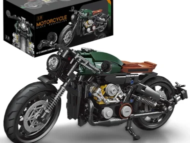 Klassieke 1:8 Super Motor Bouwstenen Sets City Racer Motorfiets
