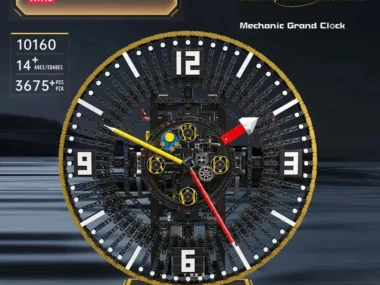 Mould King 10160   Gemotoriseerde mechanische tandwielklok bouwset | 3.675 stuks