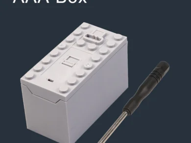 batterijbox voor technische bouwbloksets - alternatief voor Lego 88000:
