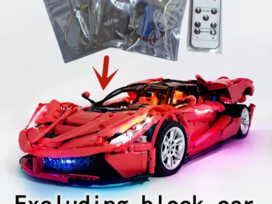 Verlichtingset Met afstandbediening voor CADA C61505 Laferra MOC Bouwstenen