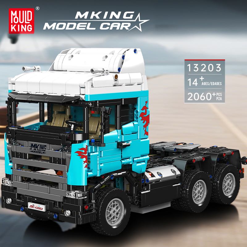 Mould King 13203 Vrachtwagen trekker - Afbeelding 4