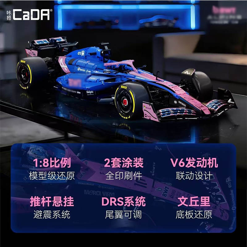 CaDA BWT Alpine F1 Team A525 C64012W - Afbeelding 5