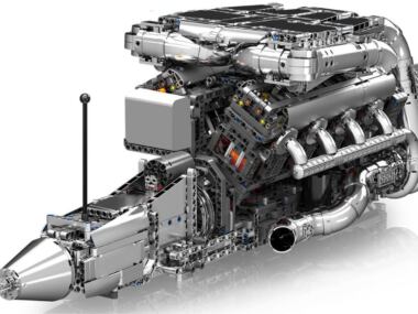 MouldKing V8 Twin Turbo Motor 10168