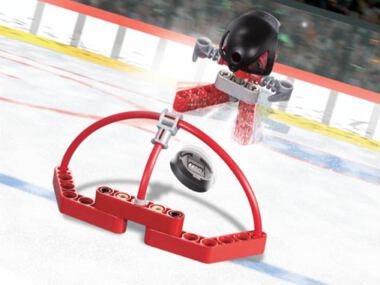 LEGO Red Player and Goal 3558