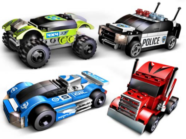 LEGO Street Chase 6111 bestaat uit 8662 / 8663 / 8664 / 8665 