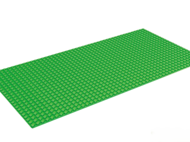 Lego compatible basis grondplaat  Groen 22,4 x 44,7 cm (28 x 56 nopjes)