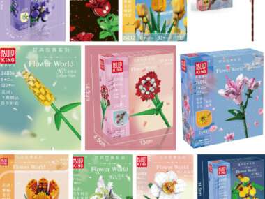 Mouldking Bloemen - Set van 11stuks  - 24xxx - Past op bekende merken